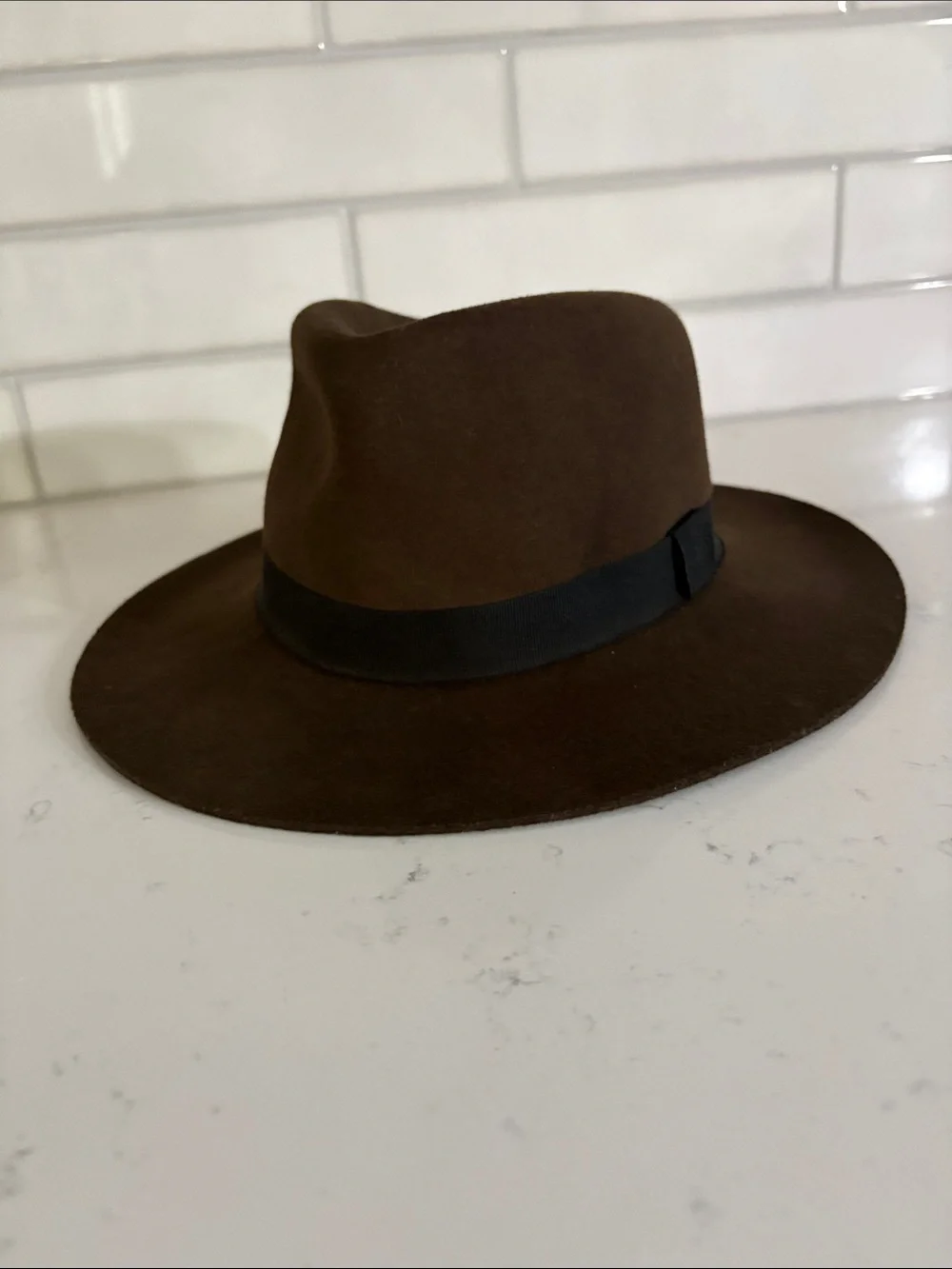 Madewell x Biltmore Classic Brown Wool Hat (s/m)